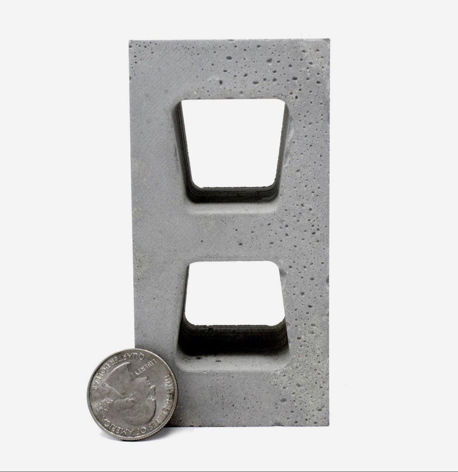 1:4 Scale Mini Cinder Block (1pk) - Mini Materials