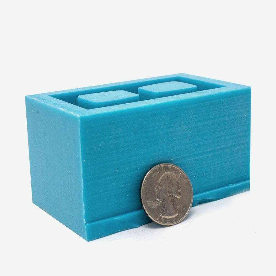 1:6 Scale Mini Cinder Block Mold - Mini Materials