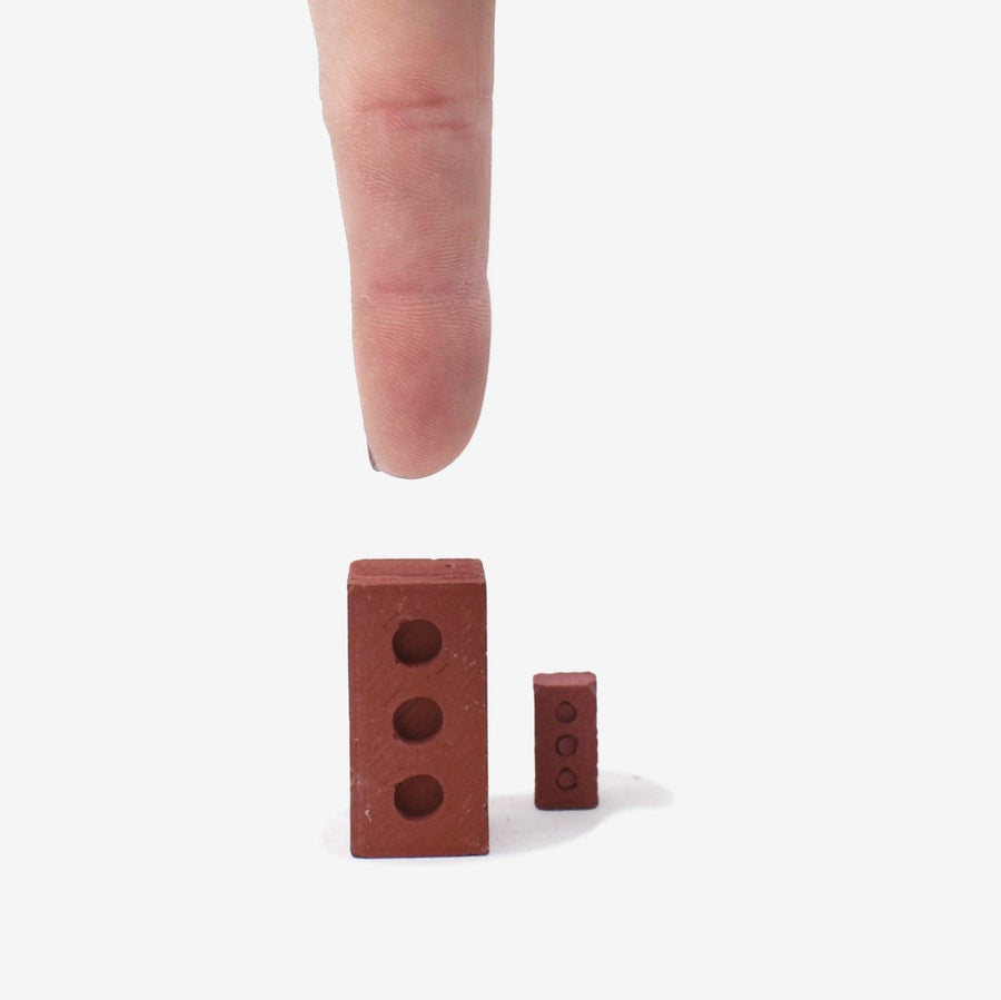 1:6 Scale Mini Red Brick Pallet (24pk) - Mini Materials