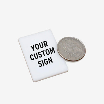 Custom Printed 1:12 Scale Roadwork Sign - Mini Materials