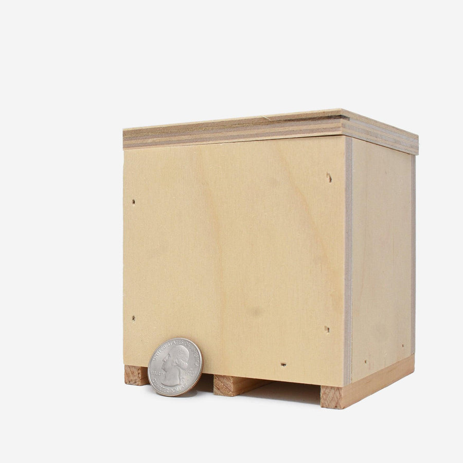 Custom Printed Mini Wooden Crate - Mini Materials