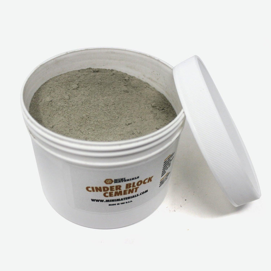 Mini Cinder Block Cement Mix - Mini Materials