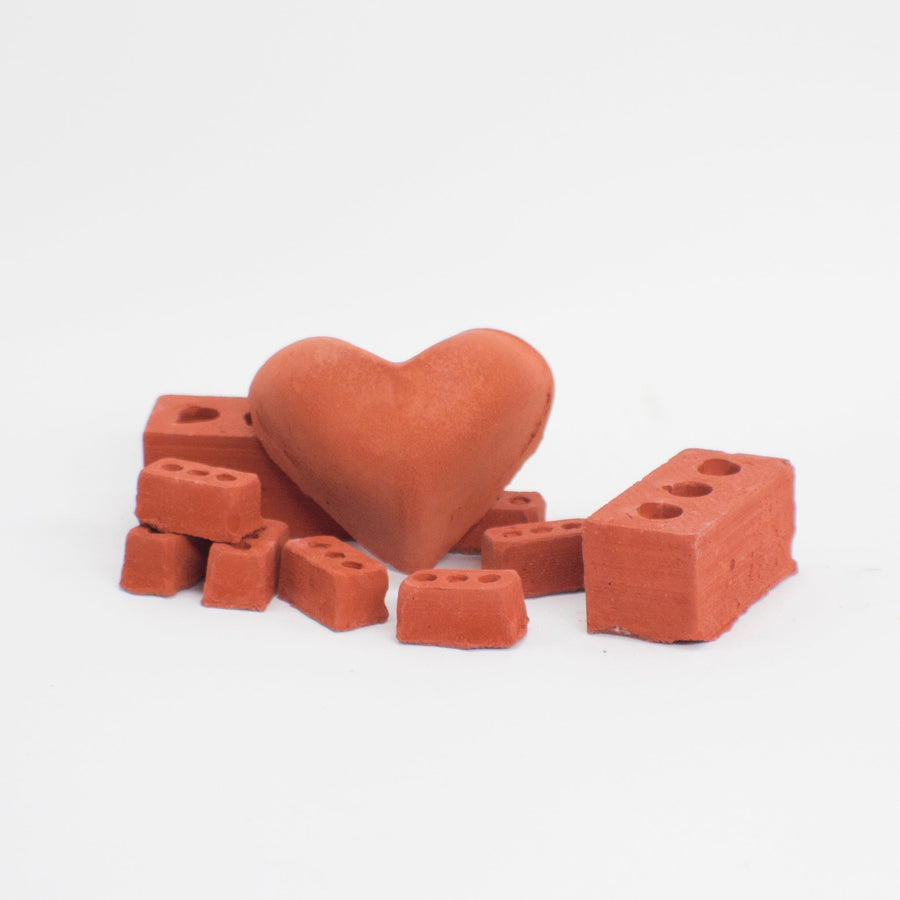 Mini Red Brick Cement Mix - Mini Materials