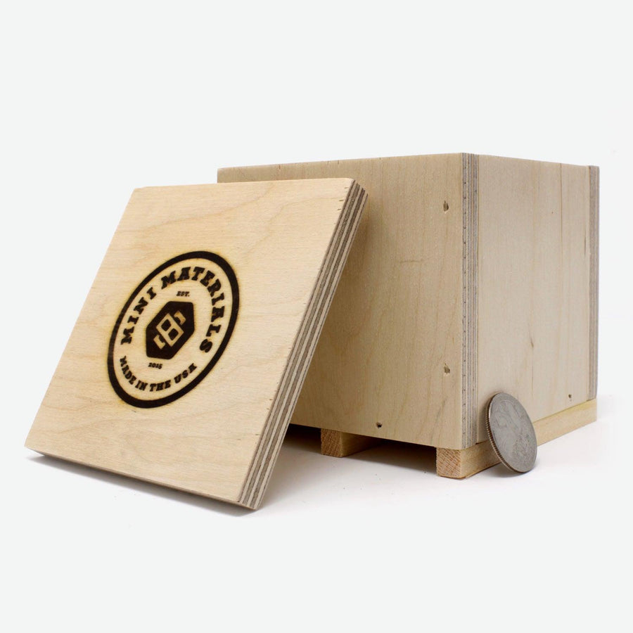 Mini Wood Crate - Fits Multiple Scales - Mini Materials