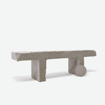 SCRATCH 'N DENT - 1:12 Scale Mini Concrete Bench - Mini Materials