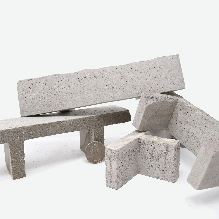 SCRATCH 'N DENT - 1:12 Scale Mini Concrete Bench - Mini Materials