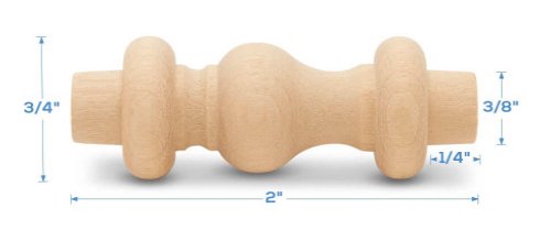 Stout Baluster Spindle Post (5 pack) – Mini Materials