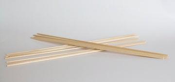 Wooden Round Dowel Rod- 1/8 x 12 (Dozen) - Mini Materials